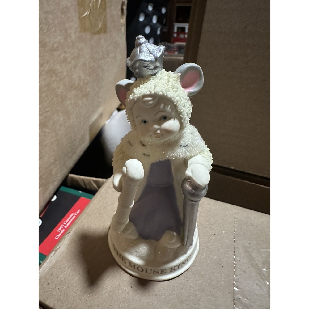 2018 DEPARTMENT 56 SNOWBABIES PORCELAIN NUTCRACKER SUITE MOUSE KING #6002849